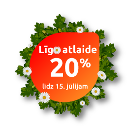 Analīžu skaidrojums - Līgo atlaide 20%