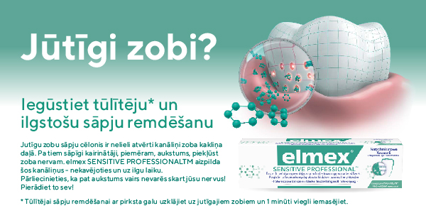 Jutīgi zobi pret karstumu, saldumu, aukstumu.
