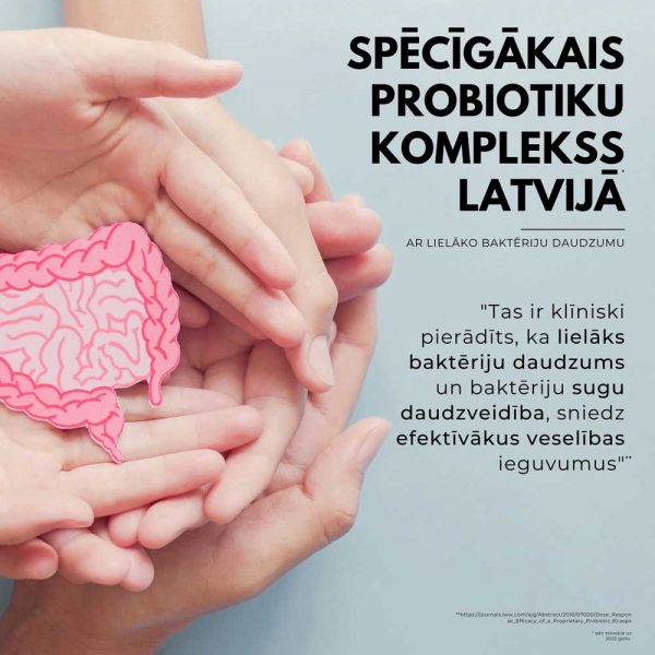 LYL BIOTIC probiotikas & prebiotikas, 14 kapsulas