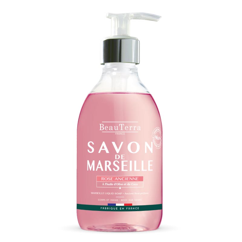Beauterra ANTĪKO ROŽU MARSEĻAS šķidrās ziepes 300ml Beauterra ANTĪKO ROŽU MARSEĻAS šķidrās ziepes 300ml