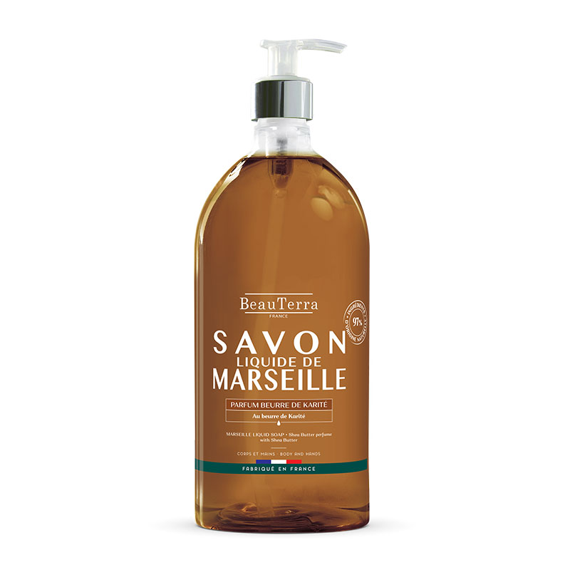 Beauterra ŠĪ SVIESTA MARSEĻAS šķidrās ziepes 1L Beauterra ŠĪ SVIESTA MARSEĻAS šķidrās ziepes 1L