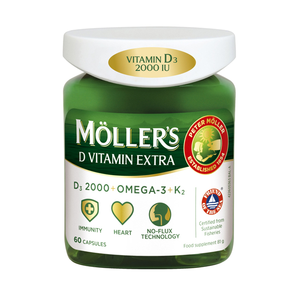MÖLLER’S D VITAMIN EXTRA N60 MÖLLER’S D VITAMIN EXTRA N60