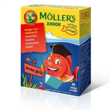 MÖLLER'S JUNIOR (zemeņu garša) N45