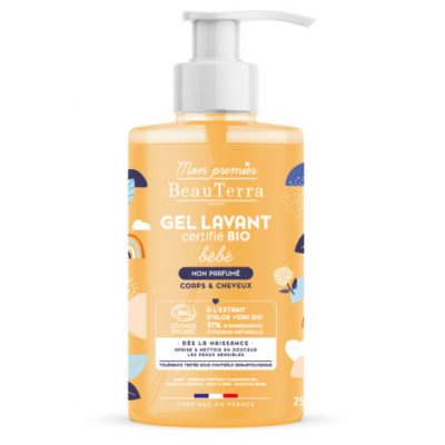 Beauterra BIO mazgāšanās gels bērniem bez aromāta 750ml