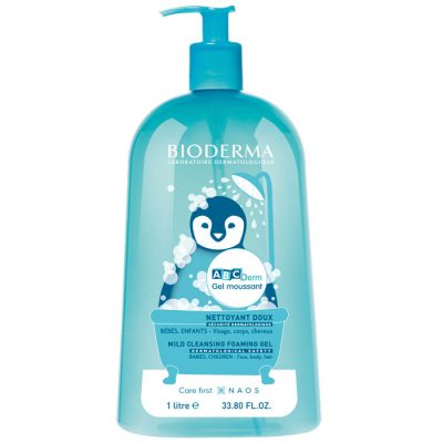 BIODERMA ABCDerm Gel moussant attīrošs putojošs gels zīdaiņiem un bērniem 1l
