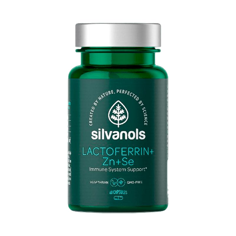 Silvanols LACTOFERRIN + Zn + Se 60 kaps. Silvanols LACTOFERRIN + Zn + Se 60 kaps.
