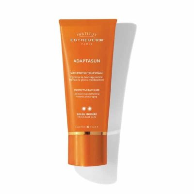 Institut Esthederm AdaptaSun saules aizsargkrēms sejai vidējai saules intensitātei, 50 ml