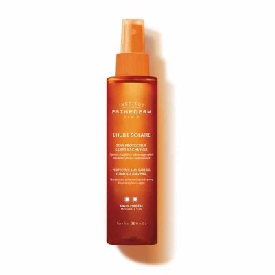Institut Esthederm Saules aizsargeļļa vidējai saules intensitātei, 150 ml