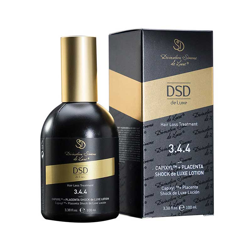 3.4.4 DSD de Luxe CAPIXILTM+ PLACENTA SHOCK Losjons matu augšanas veicināšanai 100 ml 3.4.4 DSD de Luxe CAPIXILTM+ PLACENTA SHOCK Losjons matu augšanas veicināšanai 100 ml