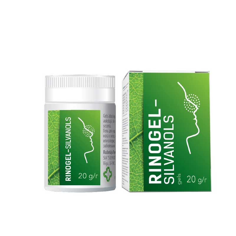 Silvanols Rinogel rūpēm par degunu 20g Silvanols Rinogel rūpēm par degunu 20g