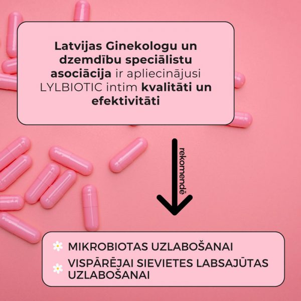 LYL BIOTIC intim sievietes intīmajai veselībai , 15 kapsulas