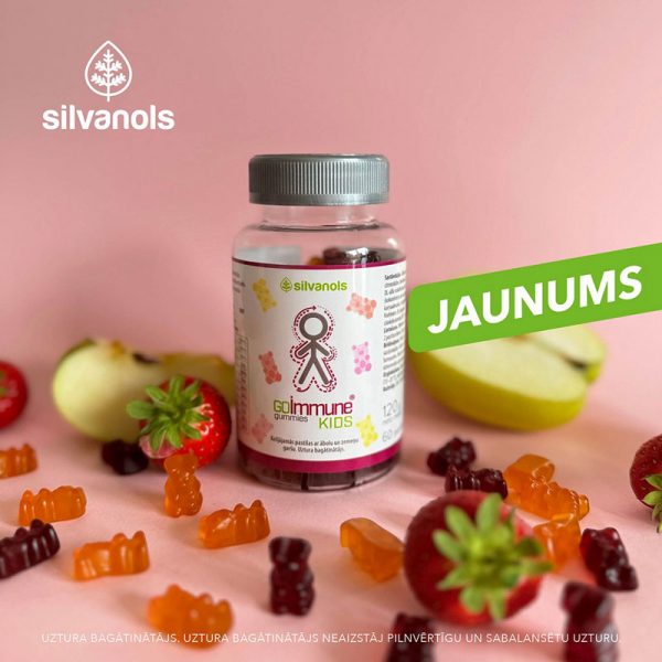 Silvanols GoImmune KIDS gummies 60 gb.