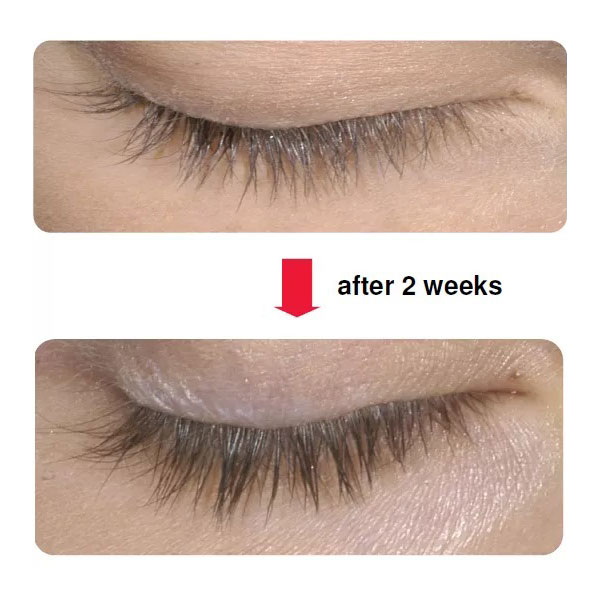 3.4.6 DSD DE LUXE Eyelash Wonder skropstu augšanas serums, pēc 2 nedēļām