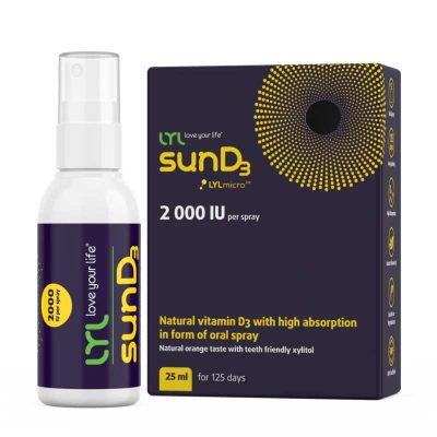 LYL sunD3 2000SV, sprejs 25ml