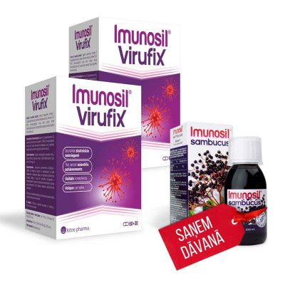 2x Imunosil Virufix, imunitātes stiprināšanai 60+30 kapsulas