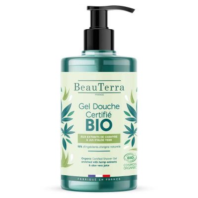 Beauterra BIO dušas gels ar kaņepju un alvejas ekstraktu 750ml