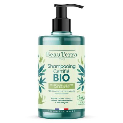 Beauterra BIO ŠAMPŪNS ar kaņepju un alvejas ekstraktu 750ml