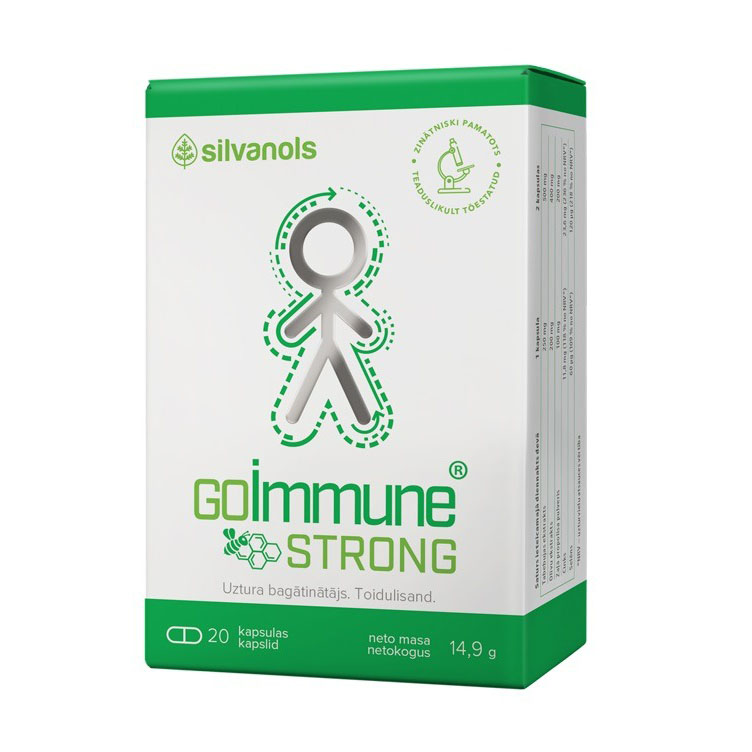 Silavanols GoImmune Strong 20 kaps Silvanols GoImmune Strong 20 kaps