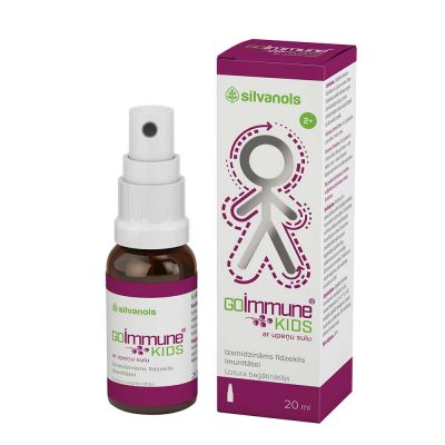 Silvanols GoImmmune kids spreja formā ar upeņu garšu 20ml