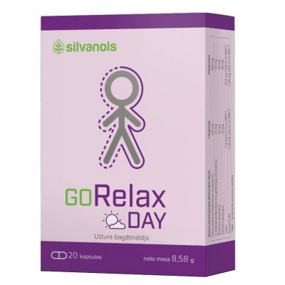 Silvanols GoRelax Day 20 kapsulas