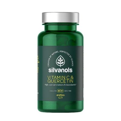 Silvanols VITAMIN C un QUERCETIN 120 kapsulas