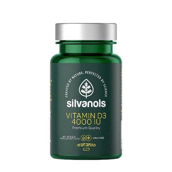 Silvanols Vitamīns D3 4000 IU 120 kapsulas Silvanols Vitamīns D3 4000 IU 120 kapsulas