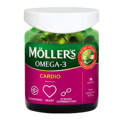 MOLLERS Omega-3 Cardio капсулы, 76 шт.
