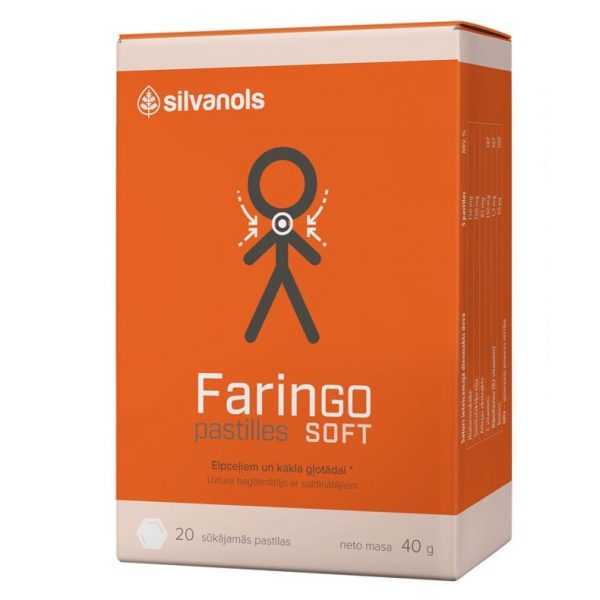 Silvanols Faringo SOFT pastilles 20 gab.