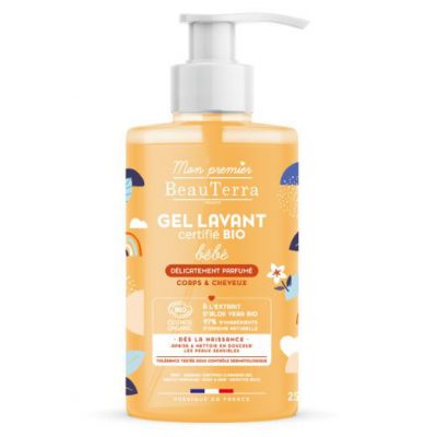 Beauterra BIO mazgāšanās gels bērniem ar vieglu aromātu 750ml