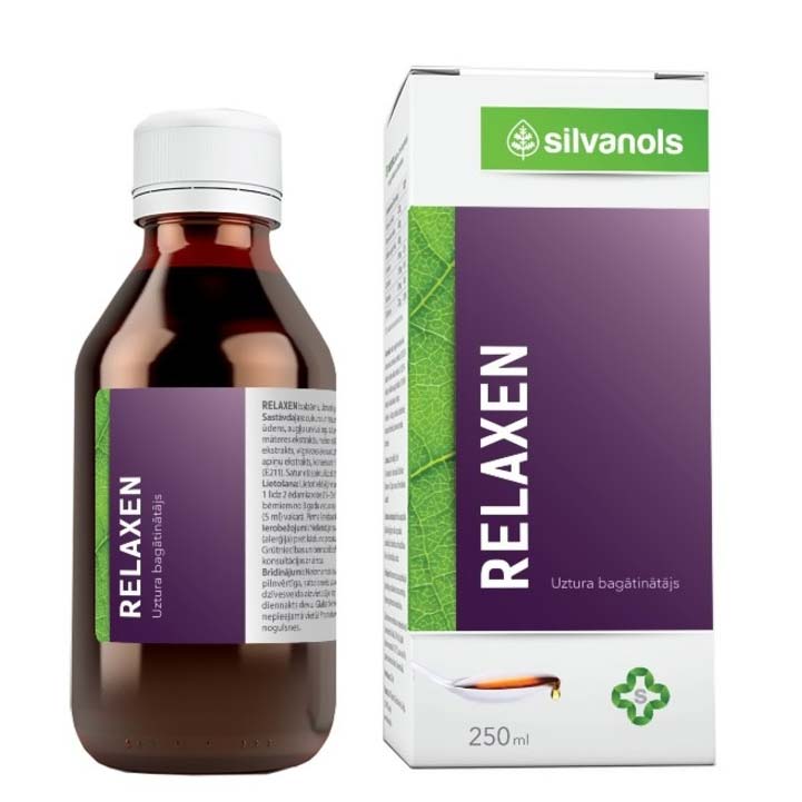 Silvanols Relaxen nomierinošs līdzeklis 250 ml Silvanols Relaxen nomierinošs līdzeklis 250 ml