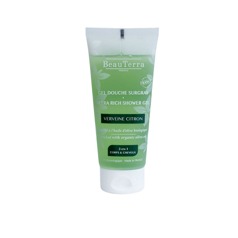 Beauterra CITRONVERBĒNAS DUŠAS GELS ar bio olīveļļu, 100ml Beauterra CITRONVERBĒNAS DUŠAS GELS ar bio olīveļļu, 100ml