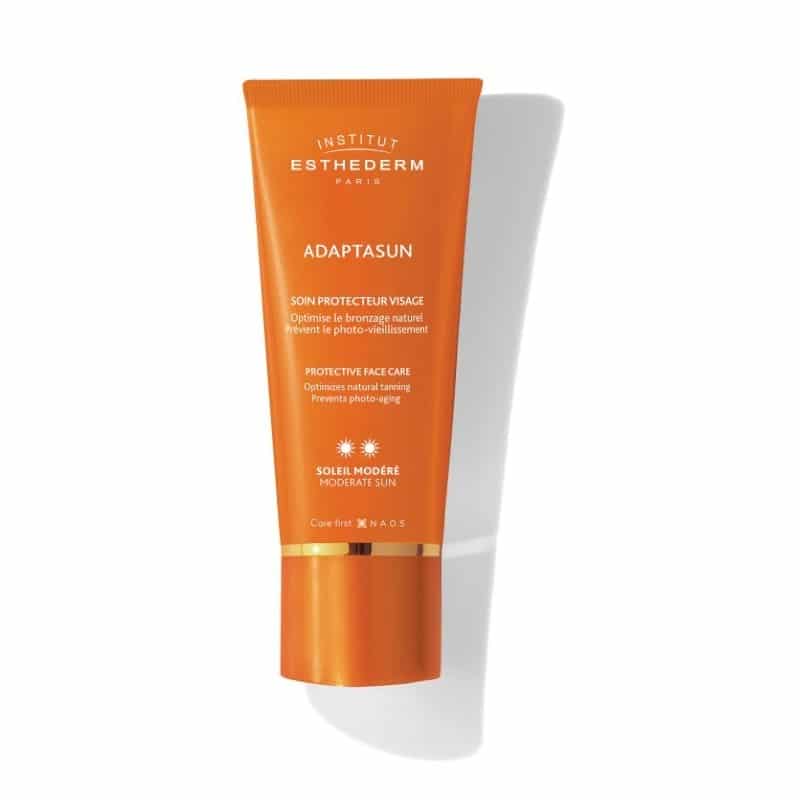 Institut Esthederm AdaptaSun saules aizsargkrēms sejai vidējai saules intensitātei, 50 ml Institut Esthederm AdaptaSun saules aizsargkrēms sejai vidējai saules intensitātei, 50 ml