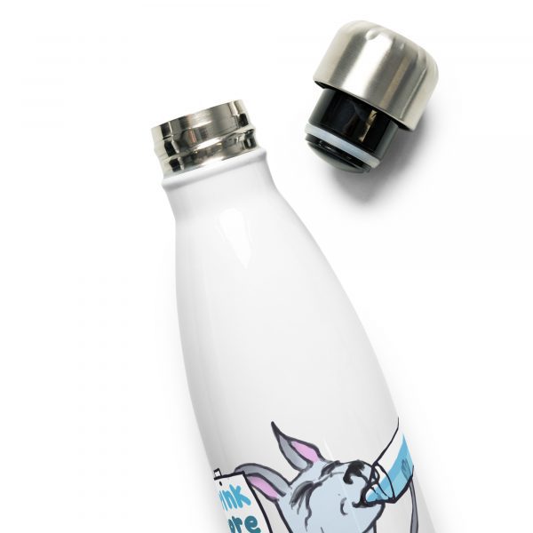stainless steel water bottle white 17oz product details 645e972e9054c