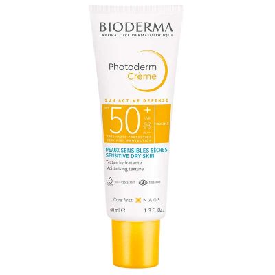 BIODERMA Photoderm Crème SPF 50+ saules aizsargkrēms jutīgai sejas ādai, 40 ml