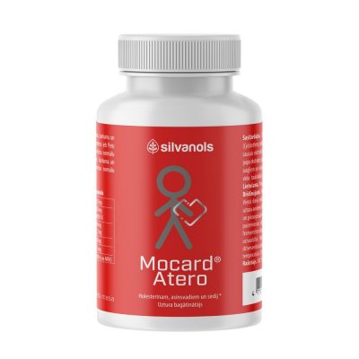 Silvanols MOCARD ATERO holesterīna normalizēšanai, 120 kaps.