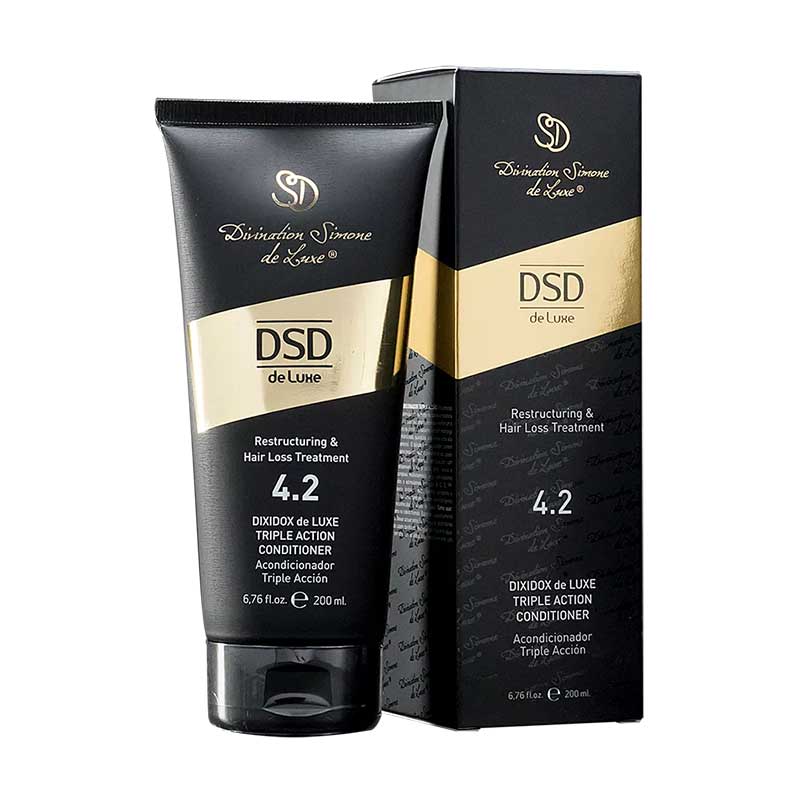 DSD DE LUXE 4.2 Dixidox Trīskāršas iedarbības kondicionieris matiem 200 ml DSD DE LUXE 4.2 Dixidox Trīskāršas iedarbības kondicionieris matiem 200 ml