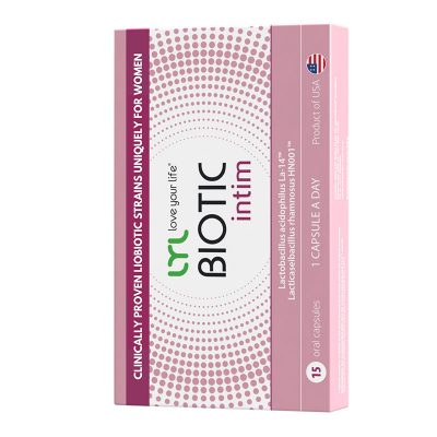 LYL BIOTIC intim sievietes intīmajai veselībai , 15 kapsulas