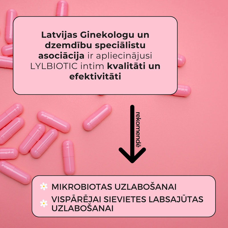 LYL BIOTIC intim sievietes intīmajai veselībai , 15 kapsulas LYL BIOTIC intim sievietes intīmajai veselībai , 15 kapsulas