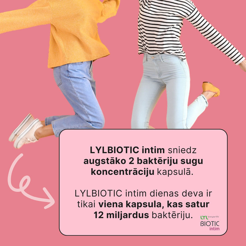 LYL BIOTIC intim sievietes intīmajai veselībai , 15 kapsulas LYL BIOTIC intim sievietes intīmajai veselībai , 15 kapsulas