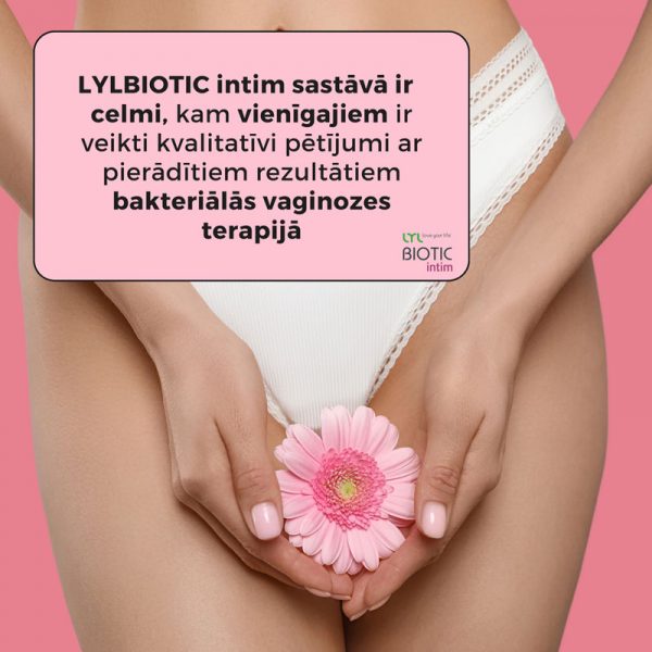 LYL BIOTIC intim sievietes intīmajai veselībai , 15 kapsulas