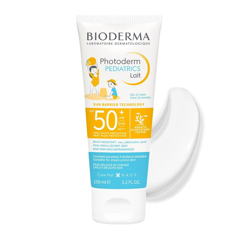 BIODERMA Photoderm PEDIATRICS Lait aizsargpieniņš bērniem un zīdaiņiem 100 ml BIODERMA Photoderm PEDIATRICS Lait aizsargpieniņš bērniem un zīdaiņiem 100 ml