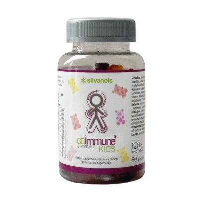 Silvanols GoImmune KIDS gummies 60 gb.