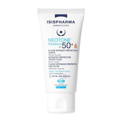 ISISPHARMA NEOTONE Radiance SPF50+ tinted tonēts aizsargfluīds pigmentācijai 30ml