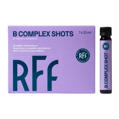 RFF B Complex Shots 25 ml pudelītes, 7 gab.