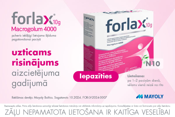 Zarnu mikrobiota un sievietes veselība ir ļoti cieši saistītas Forlax